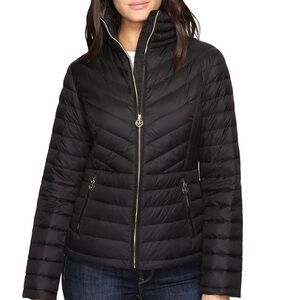 Michael Kors Women's Packable Down-Navy Blue